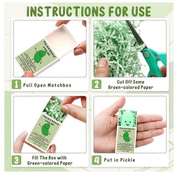 Pickle Stress Ball w/ Box - Picture 2 of 2